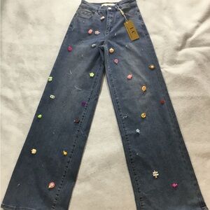 Cutie Charm Jeans Wide Leg Jeans XS